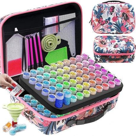 ARTDOT Storage Box For 5D Stitch Diamond Painting Art Tools 30 60 120 240  420 Slots Diamonds Painting Bag Kits Accessories New