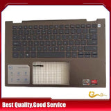 YUEBEIsheng       95%New/org For Dell Inspiron 14 7405 2-in-1 Palmrest US keyboard Upper cover /touchpad,Brown