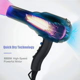 8000W Hair Dryers Home Appliance Multi-gear Blow Drier Hot And Cold Professional Hair dryer Adjustable Personal Care