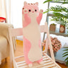 50-130CM Plush Toys Cute Animal Cat Creative Long Soft Toys Office Break Nap Sleeping Pillow Cushion Stuffed Gift Doll for Kids