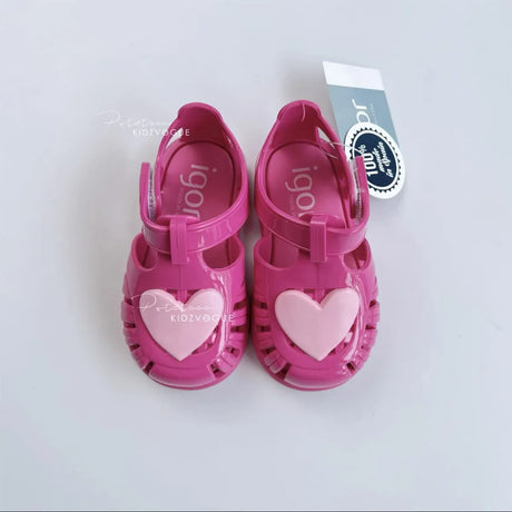 Summer Designer Kids Sandals New Boys Girls Solid Color Casual Baotou Roman Sandals Velcro Beach Children Shoes Gladiator