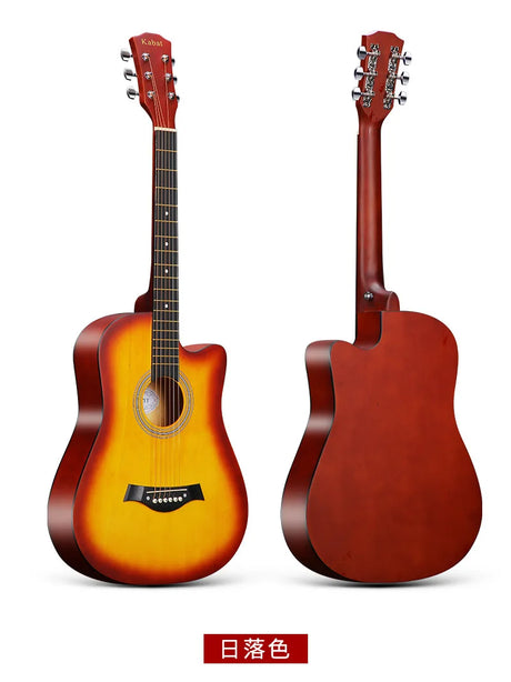 VZb 38-inch folk acoustic guitar beginners practice guitar and popular guitar