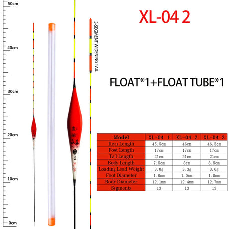 1PC Fish Float +1 Float Seat Stable River Lake Buoy High Sensitive Anti-wind Crucian Carp Grass Carp Vertical Float Tackle Tools