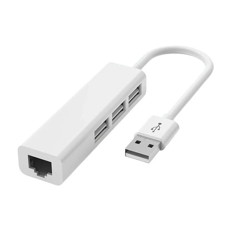 4 in 1 USB Type C to RJ45 Lan Network Card 4 Port USB2.0 Ethernet Card Hub Splitter Adapter 10GBit/s for Laptop Computer PC