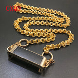 125cm Universal Metal Lanyard Anti-lost Phone Back Clip Aluminum Chain High-end Hanging Clips DIY Matching Hanging Outdoor Gift