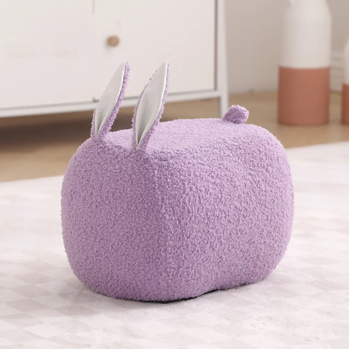 Modern Creative Cute Rabbit Small Stool Entrance Changing Shoes Children‘s Chair Toys Sofa Footrest Home Furniture Decoration