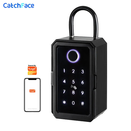 Key Box Outdoor Waterproof Safe Security Intelligent Password Storage Box Tuya or TTLock APP Anti-theft box