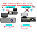 2K Dash Cam for Cars Camera for Vehicle WiFi Car DVR Video Recorder B lack Box 24H Parking Monitor Night Vision Car Assecories