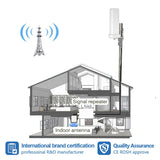 2G 3G 4G LTE GSM UMTS 360° Antenna Kit Outdoor + Indoor + Coaxial Cable for Cell Mobile Phone Signal Booster Amplifier Repeater