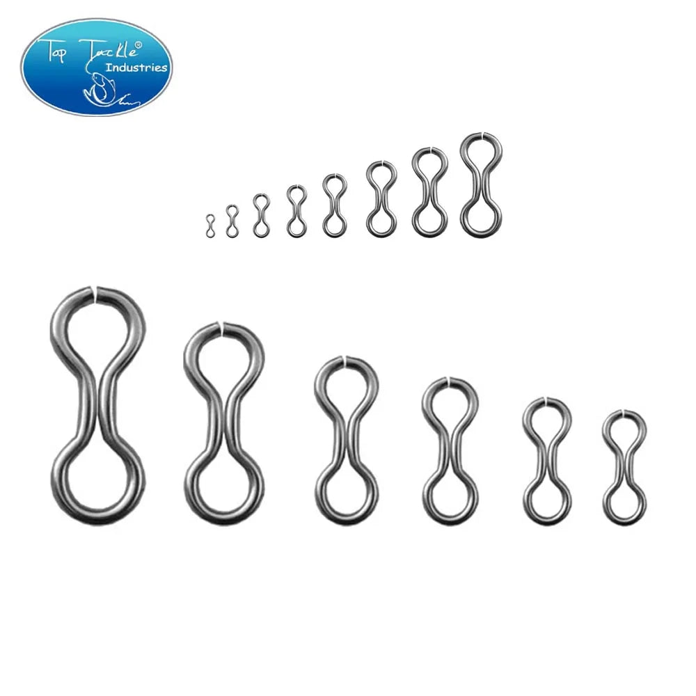 CF Lure Hard bait 30~46 Size DIY Stainless Steel 8 Knot Ring Customizable Jointed Ring Fishing