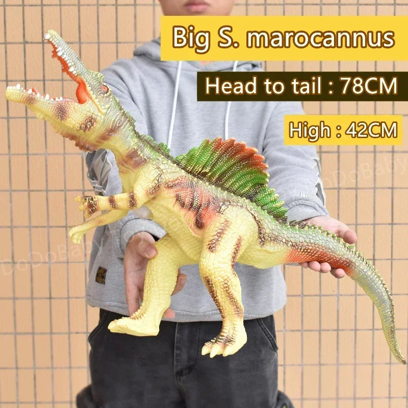 Super Big Soft Dinosaur Toys Tyrannosaurus Rex Model Brachiosaurus Jurass Puppets Shark Dinosaur Park Worlds Toy for Boys Kids