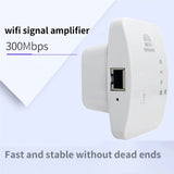 JCKEL Wireless WiFi Repeater WiFi Extender 300Mbps Router WiFi Amplifier Wi Fi Booster Long Range Wi-Fi Repeater Access Point