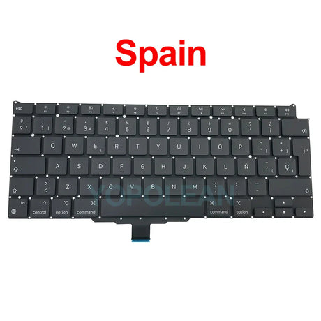 New Laptop A2337 Keyboard For Macbook Air 13" M1 A2337 Keyboard Replacement US UK FR SP IT DE RU AE Layout 2020 Year