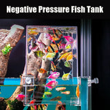 Creative Aquarium Negative Pressure Fish Tank Ecological Aquarium Landscape Decoration Small Fish Tank Fish Tank Bowl Isolation