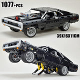 1168PCS Technical Dodge Charger Racing Car Model Building Blocks 42111 Bricks Toys in Movie Fast Furious Gift For Boys Kids