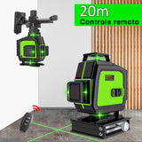 Clubiona 16/12 lines professional Super powerful Green Lines Laser Level With 4000mAh Li-ion Battery Remote Control pulse mode