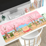 Mouse Pad Gaming Cute Anime XL HD New Home Mousepad XXL Mechanical Keyboard Pad Soft Non-Slip Office Accessories Mice Pad