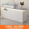 White Stylish Reception Desks Corner Light Bar Office Checkout Reception Desks Beauty Salon Mostrador Commercial Furniture