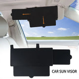 PU Car Sun Visor Extender Durable Windshield Sunshade Extension Board Shield Blocker Front Side Window Shade Anti Glare for Cars