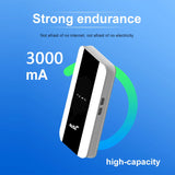 Portable 5G Mifi Router 4G LTE WiFi Repeater Wireless Portable Pocket Wifi Mobile Hotspot Built-In 3000Mah 300Mbps SIM Card Slot