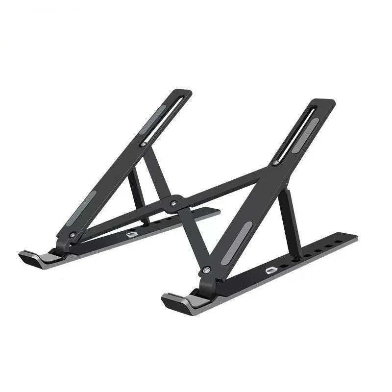 Newly Folding Height Adjustable Cheap Plastic Material Foldable Portable Adjustment Desktop Laptop Holder Riser Stand