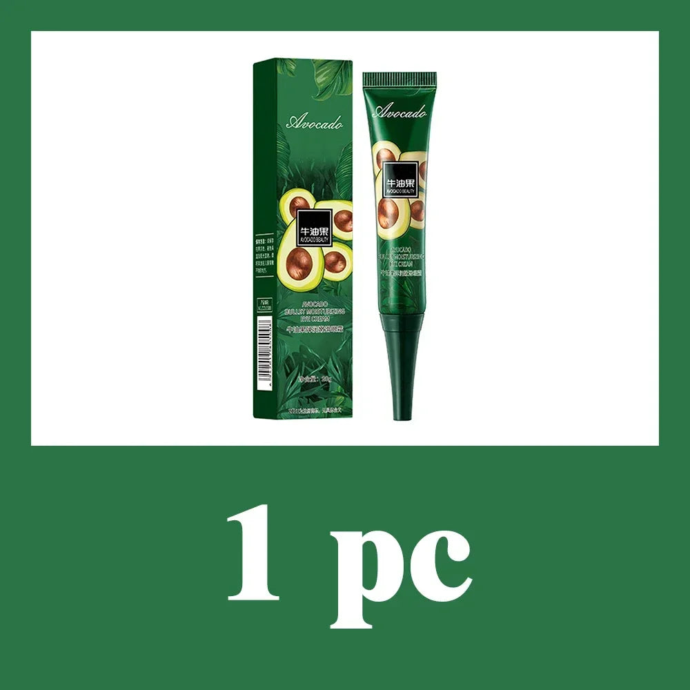 Avocado Eye Essence Cream Remove Eye Bags Dark Circles Wrinkles Eliminate Eye Puffiness 20g