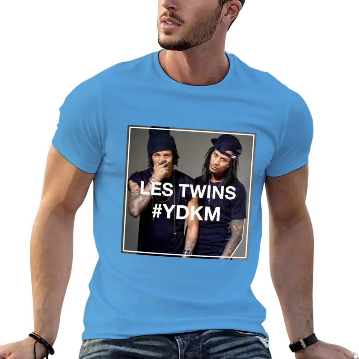 les Twins T-shirt quick-drying plain oversized t shirts for men