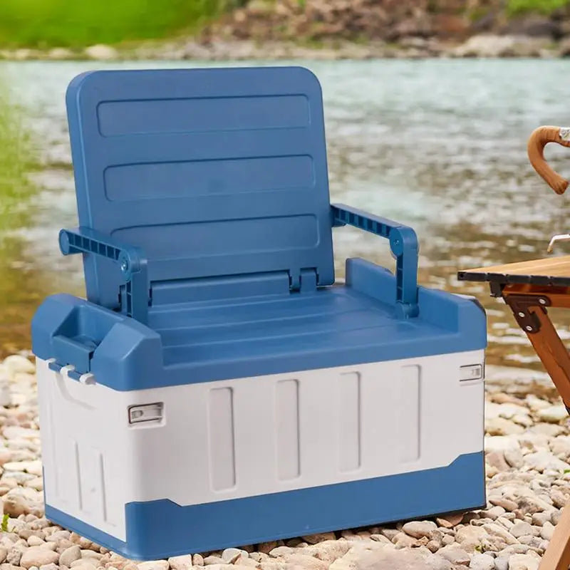 Large Capacity Fishing Tackle Box Multifunctional Fishing Lures Hook Box Foldable Storage Organizer Portable Outdoor Tackle Box