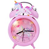 Pink Unicorn Children's Alarm Clock Cartoon Desktop for Kids Bedroom Home Decor Alarm Clock Bedside Table Child alarm Gifts