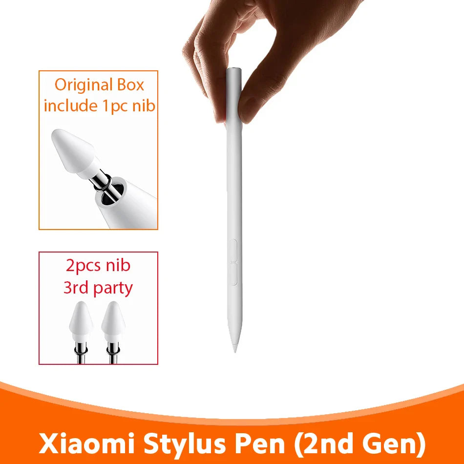 2023 New Xiaomi Stylus Pen 2 Smart Pen For Xiaomi Mi Pad 6 Pad 5 Pro Tablet 4096 level Sense Thin Thick Magnetic Drawing Pencil