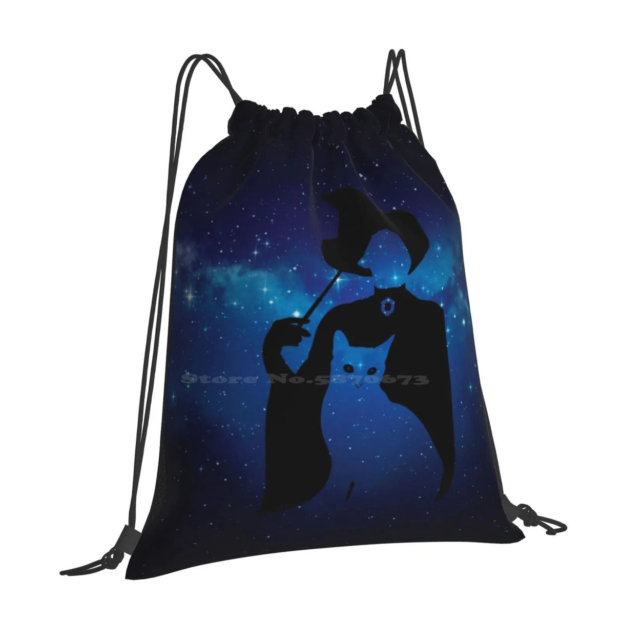 Cat Pattern Design Bag Student's Backpack Mcgonnagal Mcgonagall Potter Magic Castle Wand Witch Kitten Animagus Patronus Love