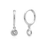 CCFJOYAS 925 Sterling Silver Lightning/Awl/Animal Pendant Hoop Earrings for Women Gold Silver Color Earrings Fashion Jewelry