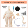 Movable Joint Ymy Doll Fat Animal Body Cat Foot Animal Tail Doll Replace Body Accessories For Nendoroids, Ob11, Gsc, Obitsu 11