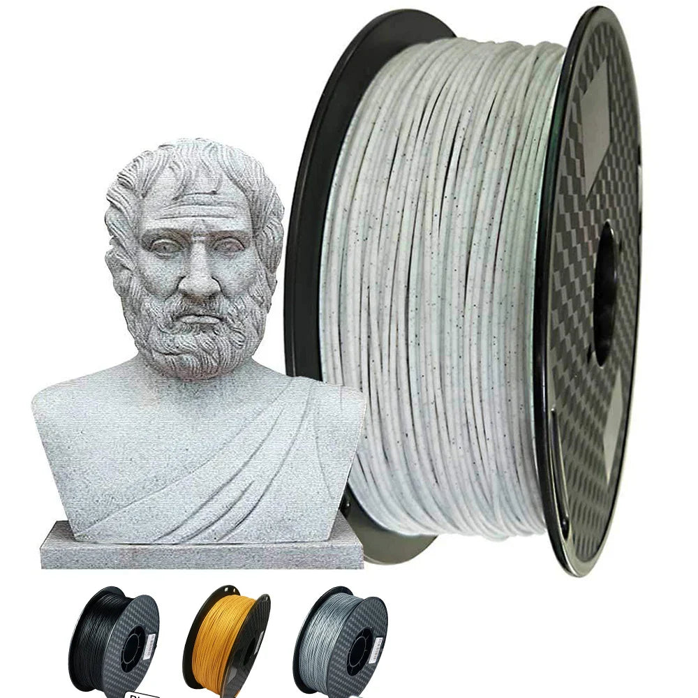 3D Printer Filament 1.75mm PLA Marble 1kg/500g/250g FDM Plastic Plus Material for 3D Printing Sublimation Filament PLA DIY Art