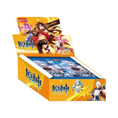 Genshin Impact Cards Anime TCG Game Collection Pack Booster Box Rare SSR Surrounding Table Toys For Family Children Gift