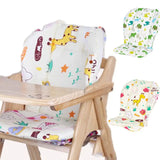 Portable Cartoon Baby Stroller Mat Warm Cotton Thick Feeding Chair Mat Kids Highchair Soft Cushion Stroller Accessories