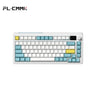 FL·ESPORTS CMK75 Tri-Mode Full-Key Hot Swap 81Key 2.4G Wireless Bluetooth Wired Mechanical Keyboard PBT Keycap for Tablet Laptop