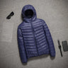 Men's Jackets Spring New Hooded Ultralight Quilted Coat for Warm Winter Down Coats Light Puffer Lightweight Down Jackets