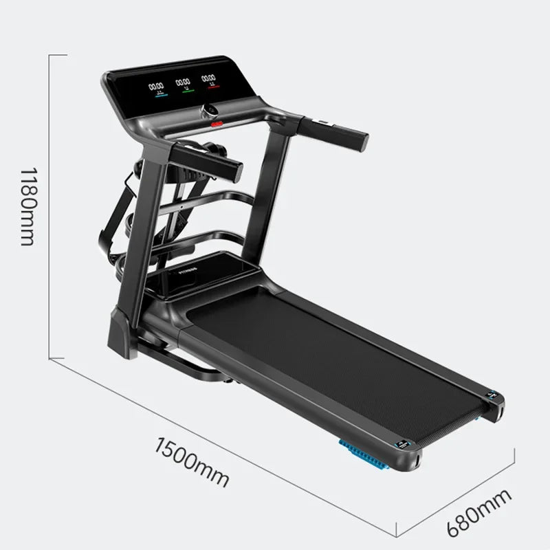 The newest fitness walking machine 110 ac walk pad 2.5hp treadmill indoor running machine home use exercise treadmill