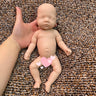 8 styles/28cm Cuddly Unpaint Solid Silicone Bebe Reborn Girl Full Body Silicone Baby Girl Lifelike Real Corpo De Silicone Doll