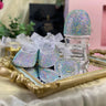 Dollbling Luxury Baby Bottles and Shoes Headband Set Keepsake Diamond Tutu Outfit Red Bottom Little Girl Baptism Shoes