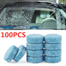 5/100pcs Solid Cleaner Car Windscreen Cleaner Effervescent Tablet Auto Wiper Glass Solid Cleaning Concentrated Tablets Detergent