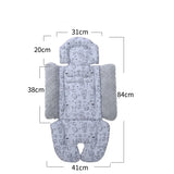 Baby Stroller Seat Cushion Cotton Breathable Pushchair Car Cart High Chair Seat Baby Stroller Cushion Pad Accessories