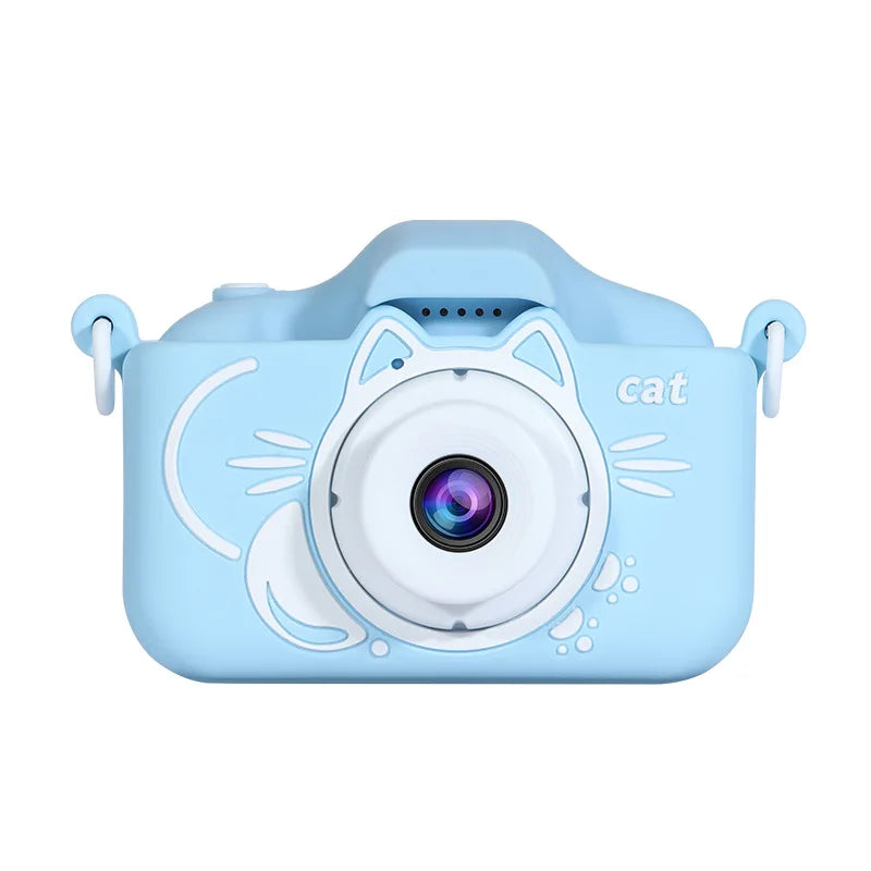 Kids Camera Toys 2 inch Screen HD Cartoon Kids Digital Camera Mini SLR Camera Cute Toy For Children Birthday Christmas Gifts