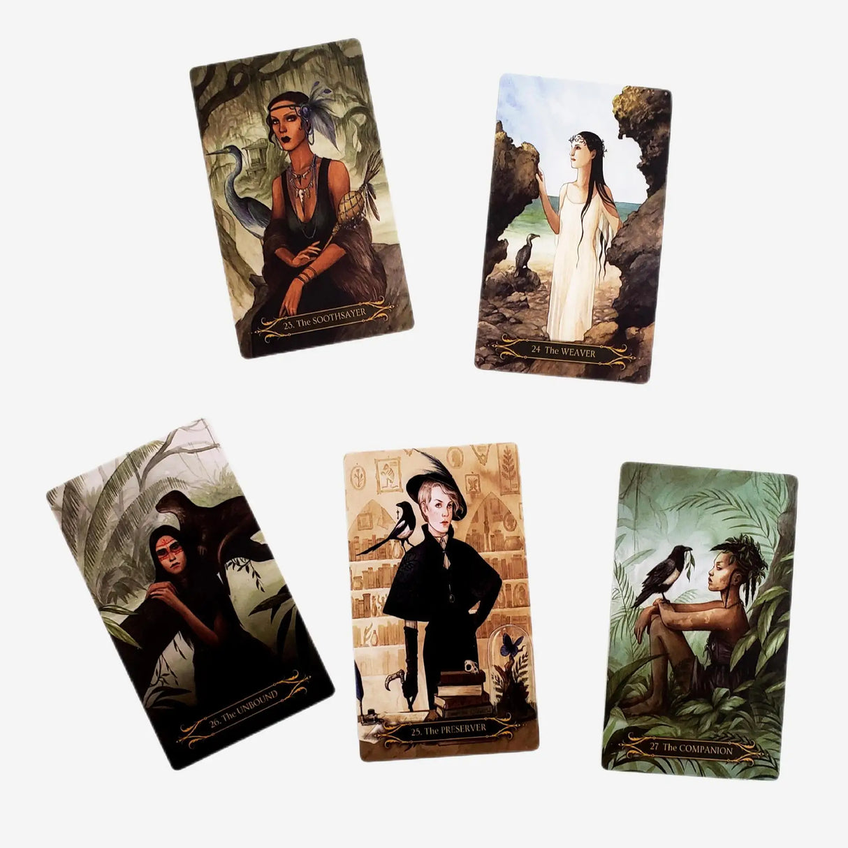 New Card Deck 12x7cm A Compendium of Witches Oracle Cards 60 Cards/Set Family Friends Party Divination Board Game Holiday Gift