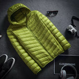 Winter Ultra Lightweight Down Jacket Men's Fashion Short Hooded Men Jacket Down Cotton Warm Clothing Coat Winter Jackets2022 New