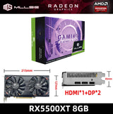 MLLSE Graphics Card RX 5500xt 8gb Placa De Video Gaming 7NM 128bit GDDR6 8Pin PCI Express 4.0 x 8 1717MHz DP*3 Desktop