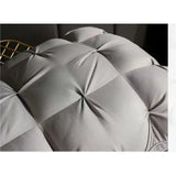 Pure Cotton 3D European White  Cotton Pillow Core Rectangle Grey Bedroom Sleep Hotel Lumbar Pillow Mid-high Pillow for Sleeping