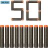 7.2cm 50/100pcs For Nerf Soft Bullets Darts Round Head Refill Sponge Darts Kids Toy Gun Bullets For NERF N-Strike Blasters