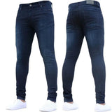 Slim Fit Men Trousers Long Fashion Skinny Jeans Denim Autumn Winter Leggings Trousers